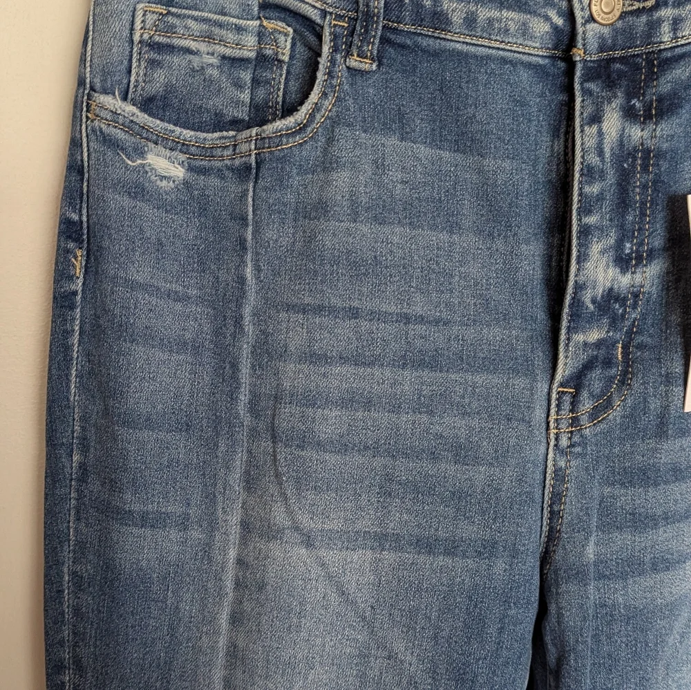 Flying Monkey Black Label Women's Blue Flared Jeans Size 32 - Picture 4 of 15